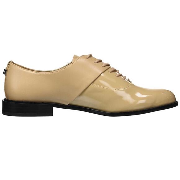 Calvin Klein Aracely Oxfords Loafers Patent Leather Tan Size 8 - Picture 16 of 16